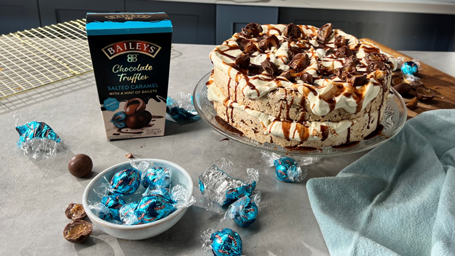 Delight guests with our salted caramel meringue cake recipe – perfect for stress-free hosting post thumbnail image